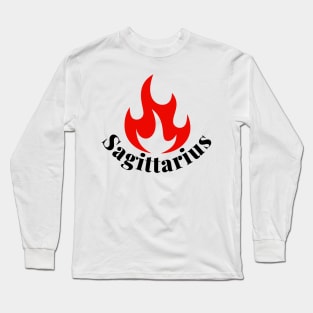 Fire Sign Sagittarius Long Sleeve T-Shirt